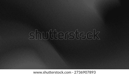 Deep black-charcoal gray gradient background with a strong grain texture, low-key lighting, and premium fluid shapes.