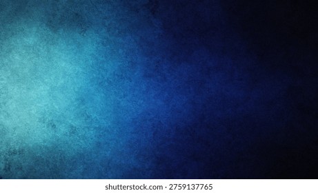 Deep blue and cyan gradient showcases a rough tactile surface. Ideal for digital design elements advertising and web content.
