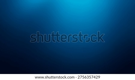 Deep Blue Gradient Backdrop with Abstract Light Rays, and Dark Ocean Abyss.