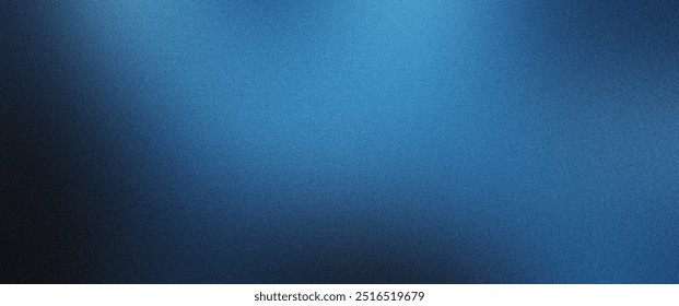 Deep blue gradient background with a soft noise texture, creating a serene and calming effect. Suitable for professional minimalistic designs. presentations, websites, applications and graphic design