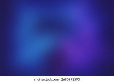 Deep Blue and Purple Gradient Background with Subtle Speckled Texture and Soft Light Blooms abstract