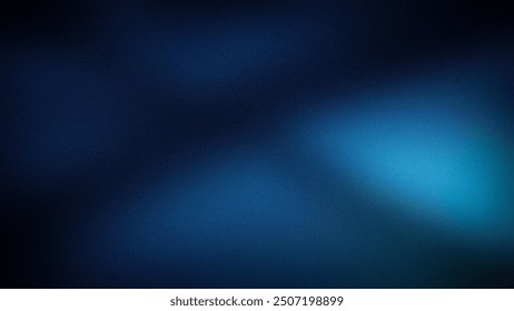 A deep, mysterious gradient background featuring shades of dark blue and black, accented with a subtle light blue glow. Ideal for professional designs, digital art, or as a sleek wallpaper