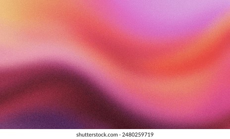 deep purples to vibrant pinks and oranges abstract grainy gradient blur background texture - Powered by Shutterstock