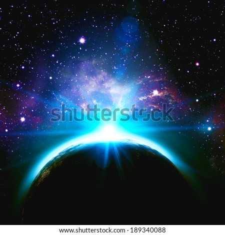 Royalty Free Stock Illustration Of Deep Space Abstract Scifi