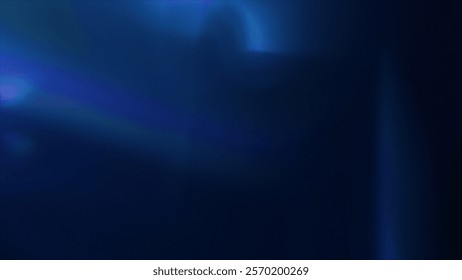 Deep Void Prism Overlay: Abstract background with a deep blue void and subtle hints of prism light. Use for dramatic, space-themed overlays. 3D render