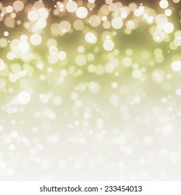 Defocused bokeh lights background