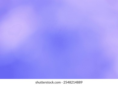 Defocused dreamlike gradient lights as background. Violet indigo and white gradiant blurred design backdrop. Bokeh lights as wallpaper for flyer,invite,presentation,business card. cool blue color.