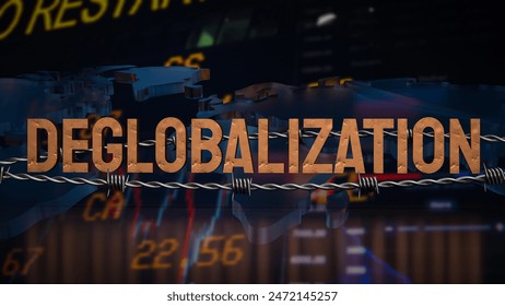 Deglobalization refers to the process of reducing interdependence and integration between countries in terms of economic, political, and cultural activities. 