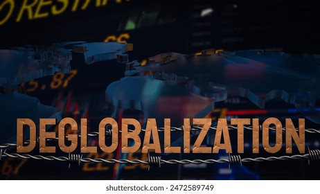 Deglobalization refers to the process of reducing interdependence and integration between countries in terms of economic, political, and cultural activities. 