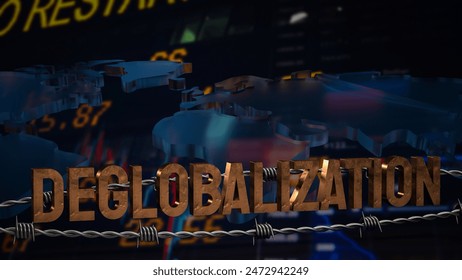 Deglobalization refers to the process of reducing interdependence and integration between countries in terms of economic, political, and cultural activities. 