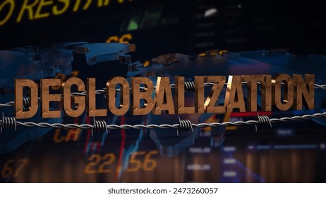 Deglobalization refers to the process of reducing interdependence and integration between countries in terms of economic, political, and cultural activities. 