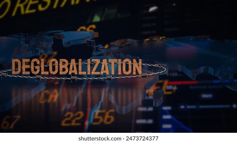 Deglobalization refers to the process of reducing interdependence and integration between countries in terms of economic, political, and cultural activities. 