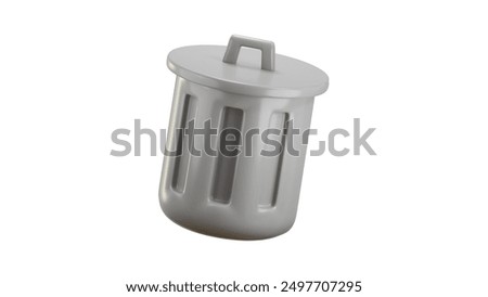 Delete 3D Illustrations, 3D rendering