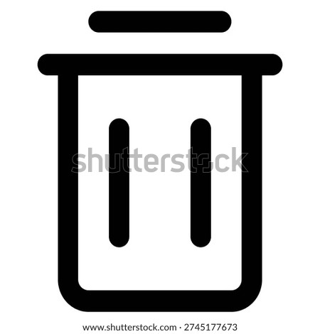 delete icon for illustration vector