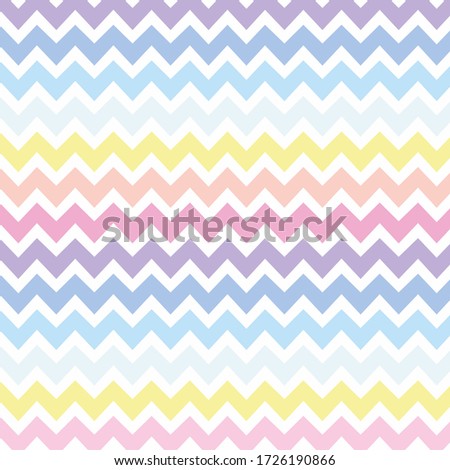 delicate colors: an abstract background of multi-colored zigzag stripes in pastel colors. Background for design, baby wallpaper, wrapping paper, pattern. Marshmallow colors