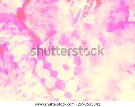 Delicate Tye Dye Pattern. Texture Graphics. Gentle Women Tie-Dying. Abstract Paint Poster. Yellow Watercolor Paint. Aquarelle Watercolor Pattern.