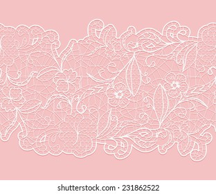 リボン レース ピンク のイラスト素材 画像 ベクター画像 Shutterstock