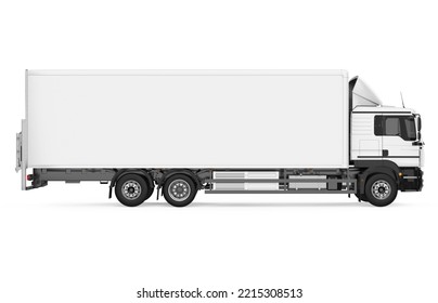 Delivery Truck Isolated Side View 3d Stock Illustration 2215308513 ...