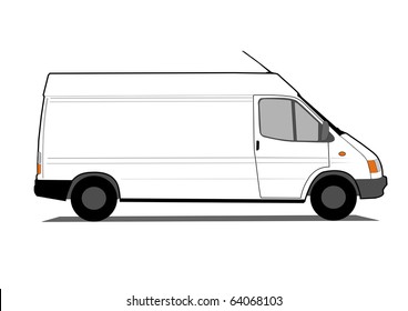 white transit vans