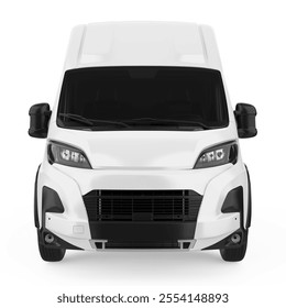 Delivery Van Isolated. 3D render
