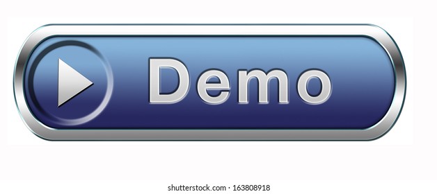 Demo Download Button Or Icon For Free Trial Demonstration