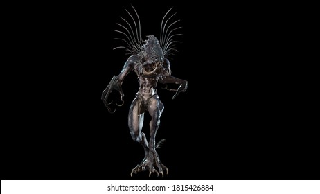 Demon mythical monster 3d render
