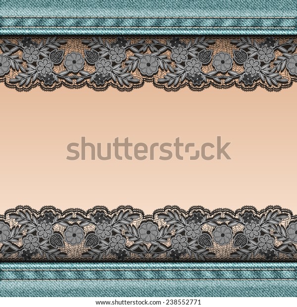 aqua lace ribbon