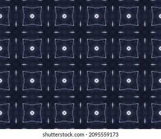 Denim Old Pattern. Line Turkish Batik. Ornate Print Texture. White Seamless Paint. Navy Ink Texture. Cloth Blue Design Texture. Elegant Navy Texture. Pen Craft Background. Floral Scribble Wall