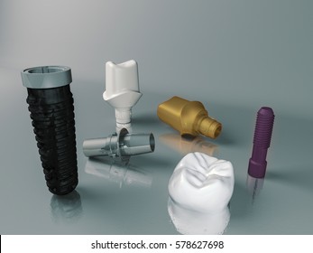 dental care 3d rendering