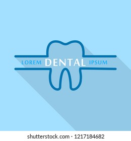 Dental company logo icon. Flat illustration of dental company logo icon for web design - Powered by Shutterstock