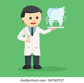 Dentist Shiny Tooth Stock Illustration 547367917 | Shutterstock