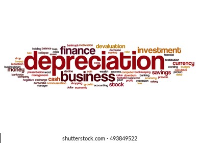 Depreciation Word Cloud Concept