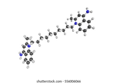 Dequalinium, A Quaternary Ammonium Cation Commonly Available As The Dichloride Salt. The Bromide, Iodide, Acetate, And Undecenoate Salts Are Known As Well.