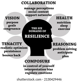 Describing The Six Domains Of Mental Resilience