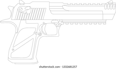 Desert Eagle Gun Images Stock Photos Vectors Shutterstock