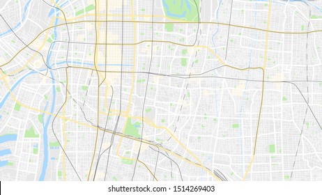 大阪 地図 道路 のイラスト素材 画像 ベクター画像 Shutterstock