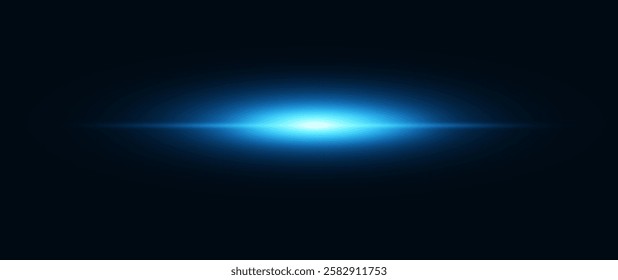 Design  of blue lights, linear, source, dome, arc, reflector effect. Set of abstract red lights.Lens flare effects for overlay designs