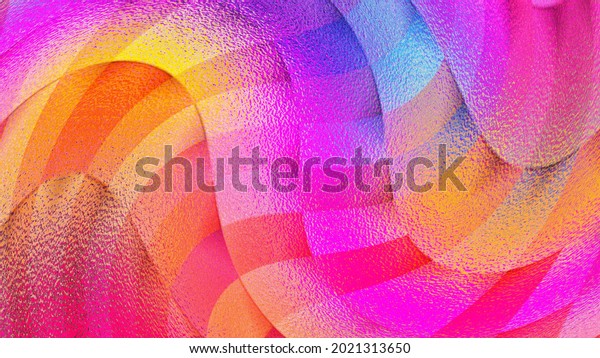 3d pink abstract art painting of mural wallpaper for interior decoration. 