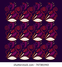 DESIGN ELEMENTS  Red on purple jpg