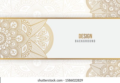 Design with gold color, islamic design, mandala design and Ornament design - Powered by Shutterstock