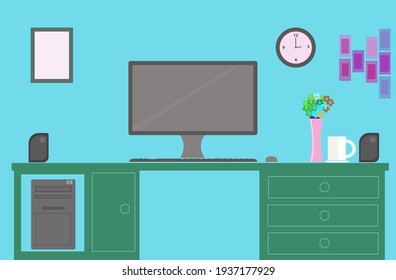 Cartoon Background Office Images, Stock Photos & Vectors | Shutterstock