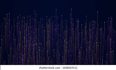 Design , Internationalization Social Network Or Business Big Data Connection. Abstract Dot Point Connect With Gradient Line .technology Concept .