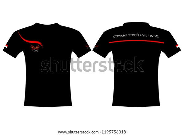 Ilustrasi Stok Design Kaos Simple 