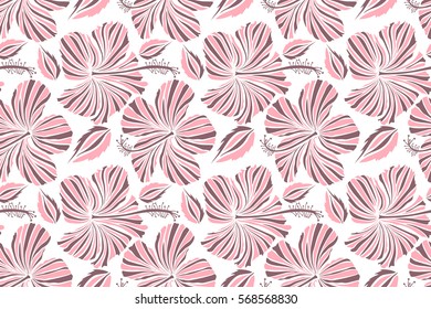 Tropical Foliage Art Background Vectordigital Print Stock Vector ...