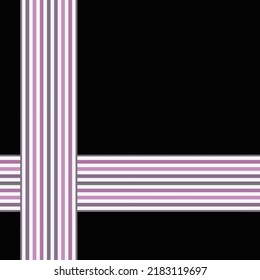 Design Pattern Tartan Plaid Weave. Grid  Basket Weave And Abstract Seamless Pattern. Purple White Black Pink