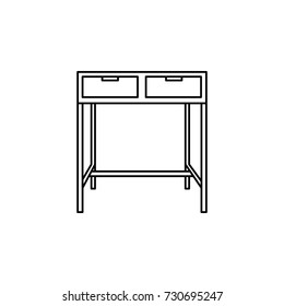 School Desk Doodle Stock Illustration 395832646