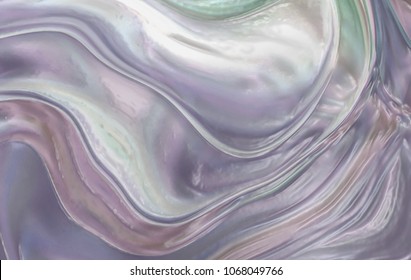 Detail Of Multicolored Mother Of Pearl