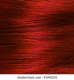 Detail Of Red Hair Texture