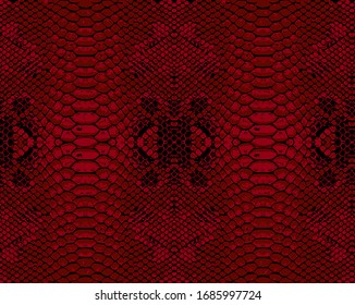 snake print red