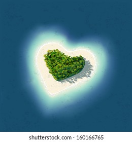 ハートの島 のイラスト素材 画像 ベクター画像 Shutterstock